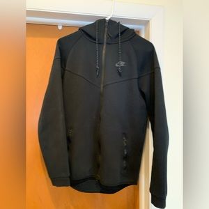 Black Nike Tech zip-up hoodie